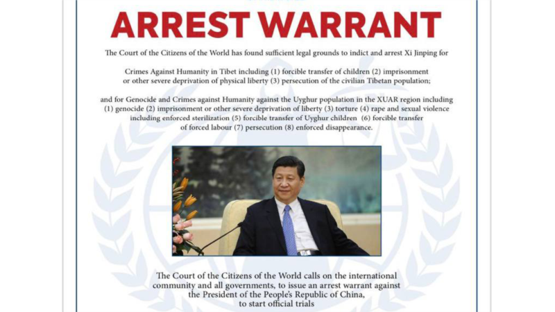 海牙特别法庭发逮捕令：习近平被控11项重罪！