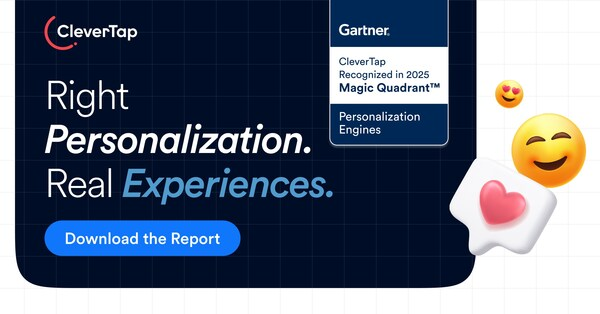 CleverTap 榮獲 Gartner 個人化引擎認可