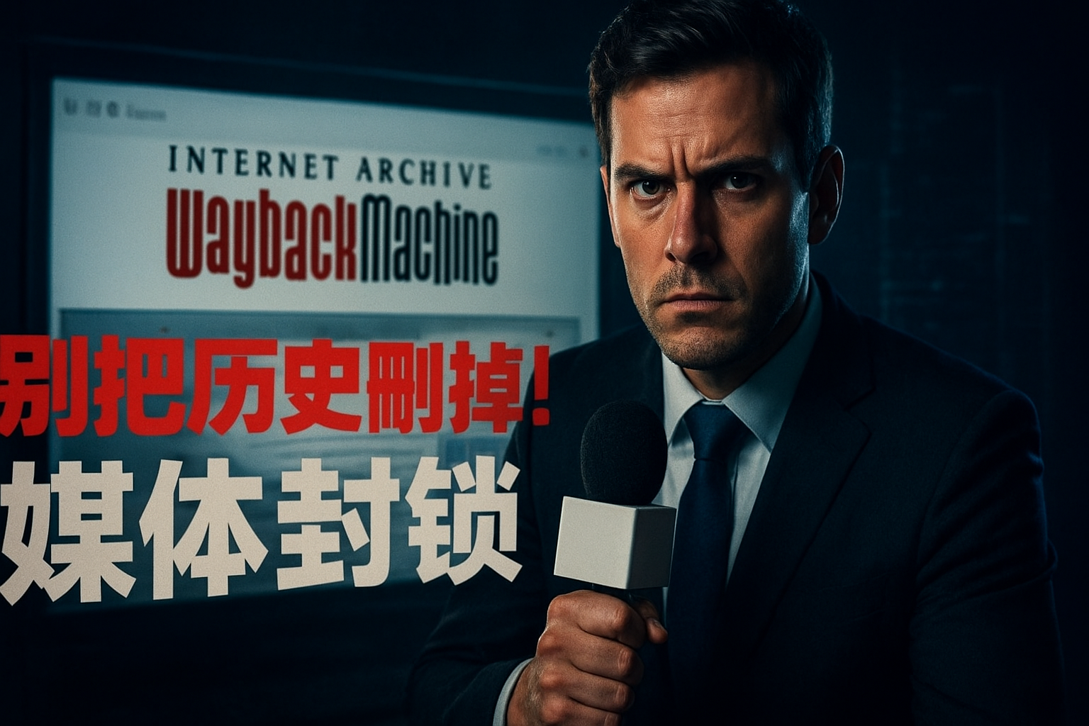 别把历史删掉！媒体封锁Wayback Machine引爆记者连署风暴