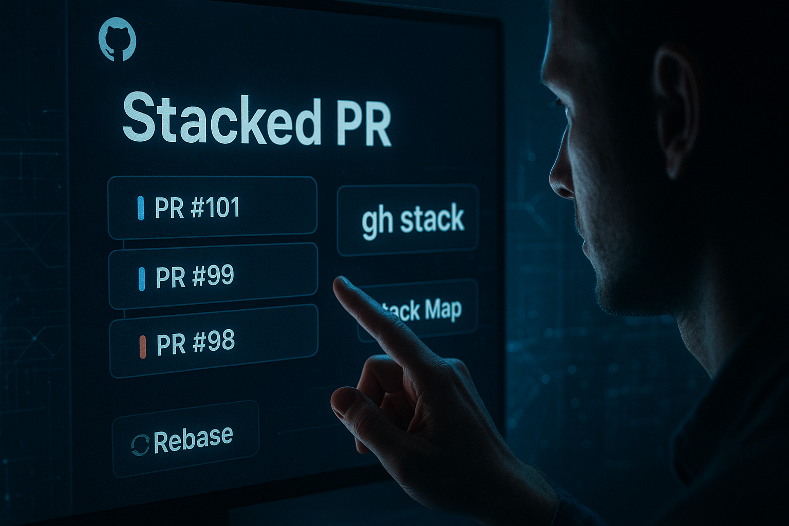 干货！GitHub放大招：堆叠式PR+gh stack，让大型改动不再崩溃