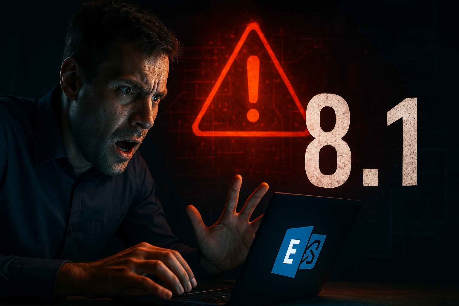 Exchange又爆8.1级大洞！补丁还没来先“救命”两招：不做就等着被偷进会话