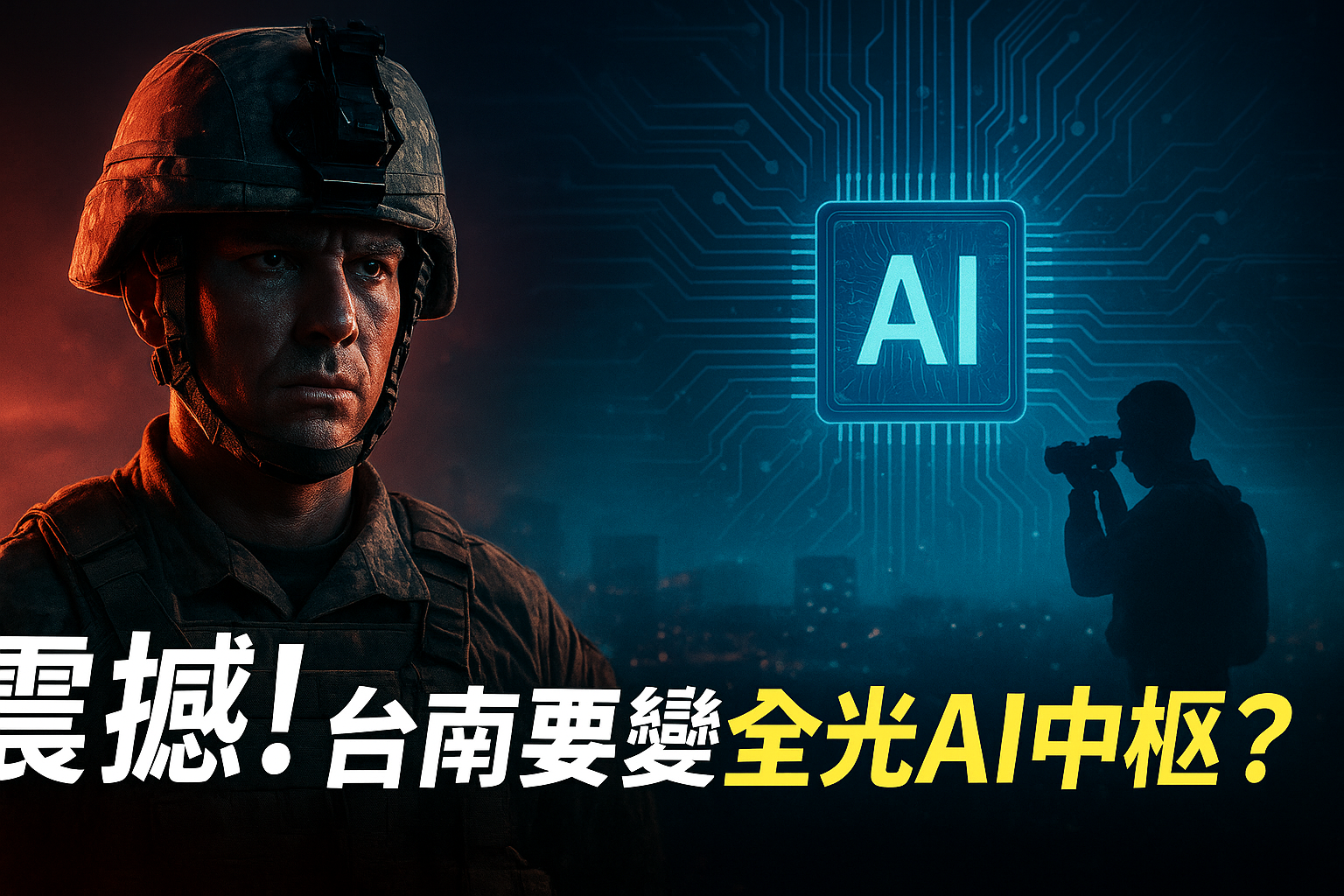 震撼！台南要变全光AI中枢？美军联手大厂抢跑军用AI，监管隐忧大爆发
