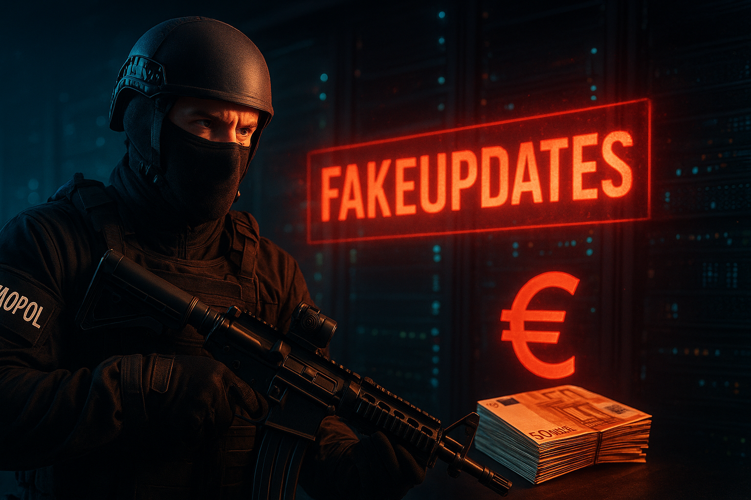 歐洲刑警直接端掉“FakeUpdates”黑窝！326台伺服器下线+千域被封，抓到4,100万欧元