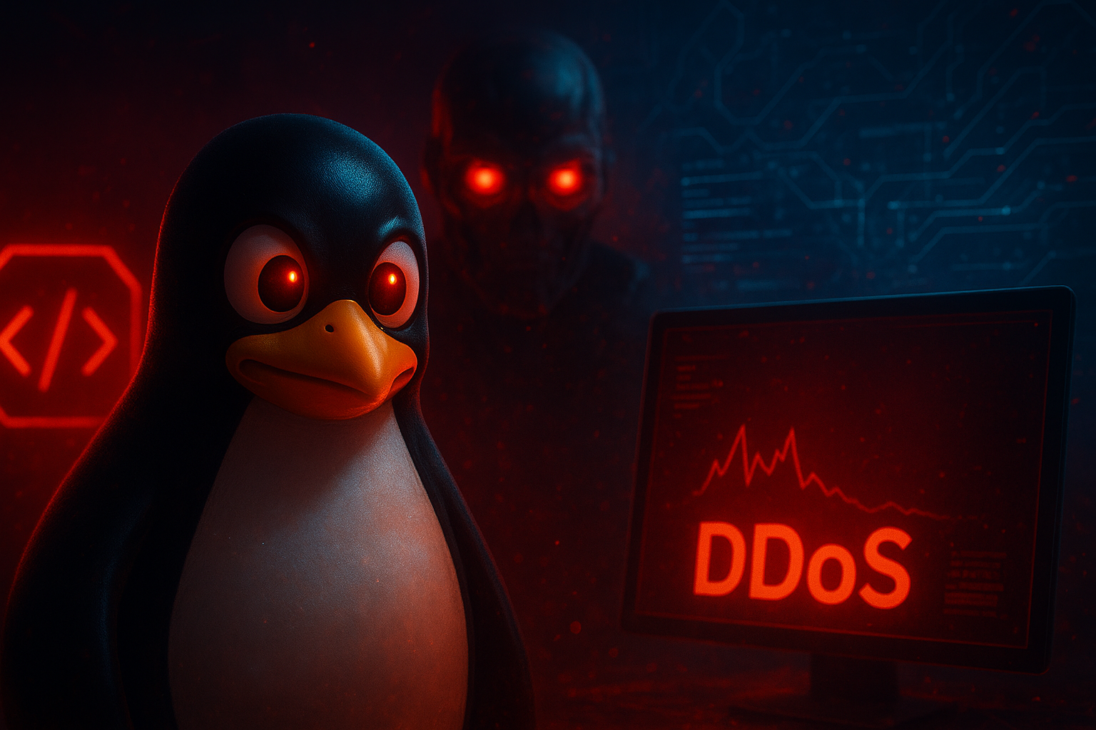 AI“写代码”也翻车：TuxBot物联网僵尸网路仍能照打DDoS，70%功能照常上线！