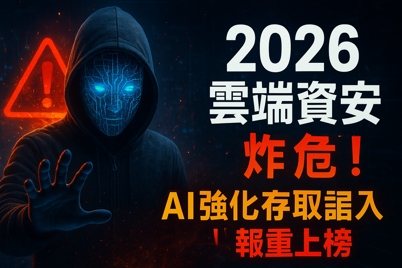 2026雲端資安炸鍋！AI強化攻擊+AI被入侵雙重上榜：身份權限排第一，企業要立刻改