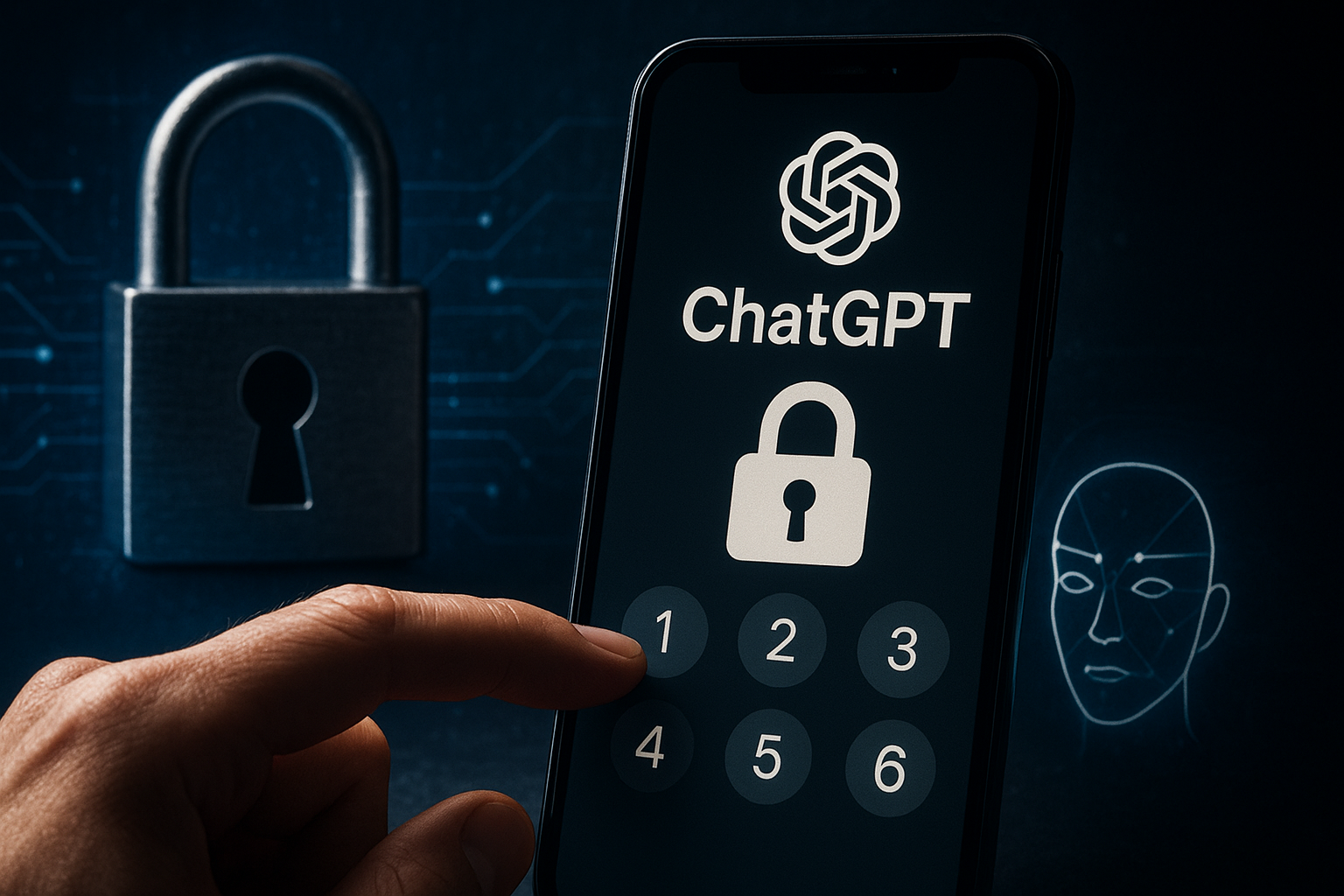 ChatGPT新功能直接拉满隐私！对话“上锁”后搜不到、看不见，PIN/FaceID一键保护聊天
